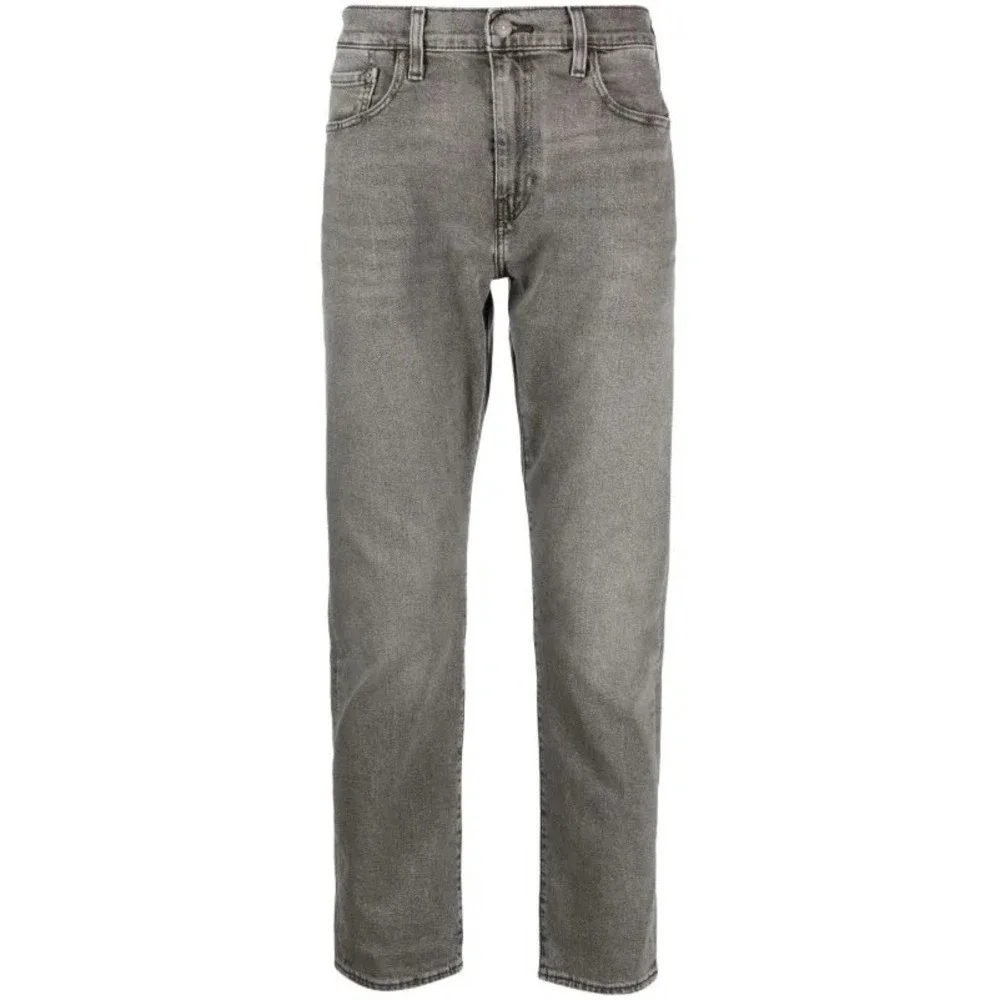 (A8) Levis 502 Regular Fit Tapered Grey Denim Jeans Mens 40x32 Gray Wash